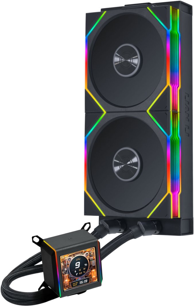 Chłodzenie wodne Lian Li Galahad II LCD 280 TL Wireless (GA2ALCD28TLB)