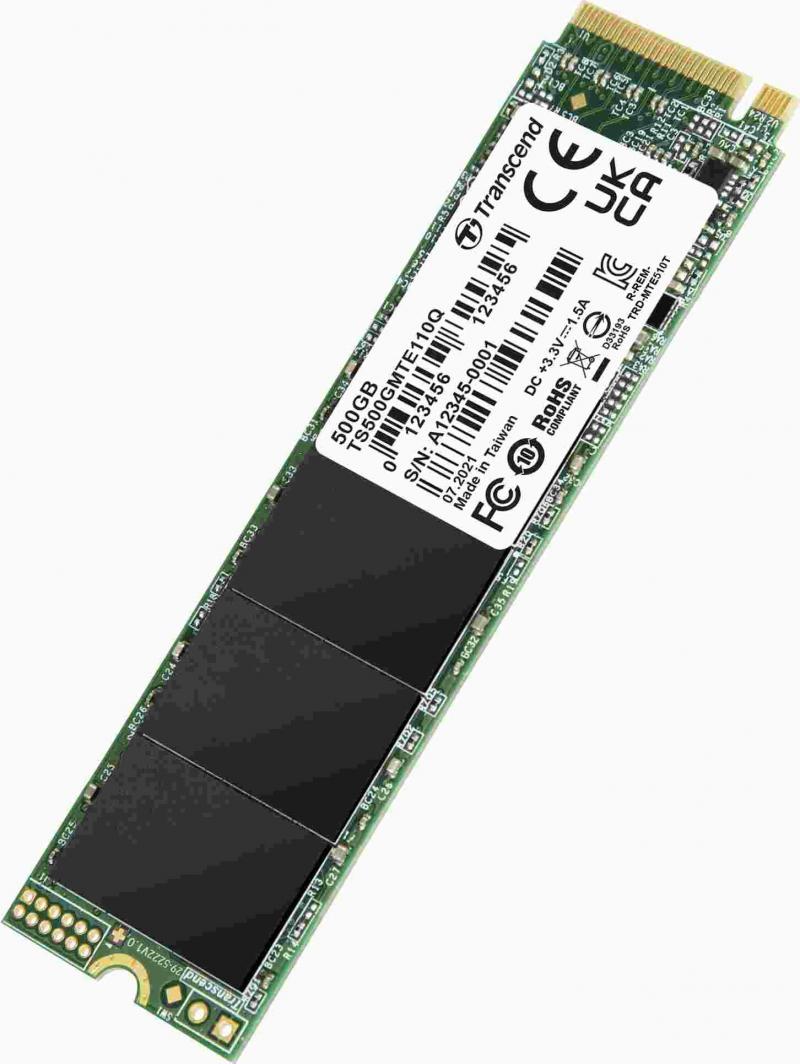 Dysk SSD Transcend 110Q 500GB M.2 2280 PCI-E x4 Gen3 NVMe (TS500GMTE110Q)