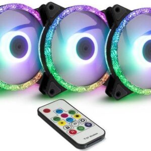Wentylator Argus RS-07 RGB 3-pack + Hub (88885537)