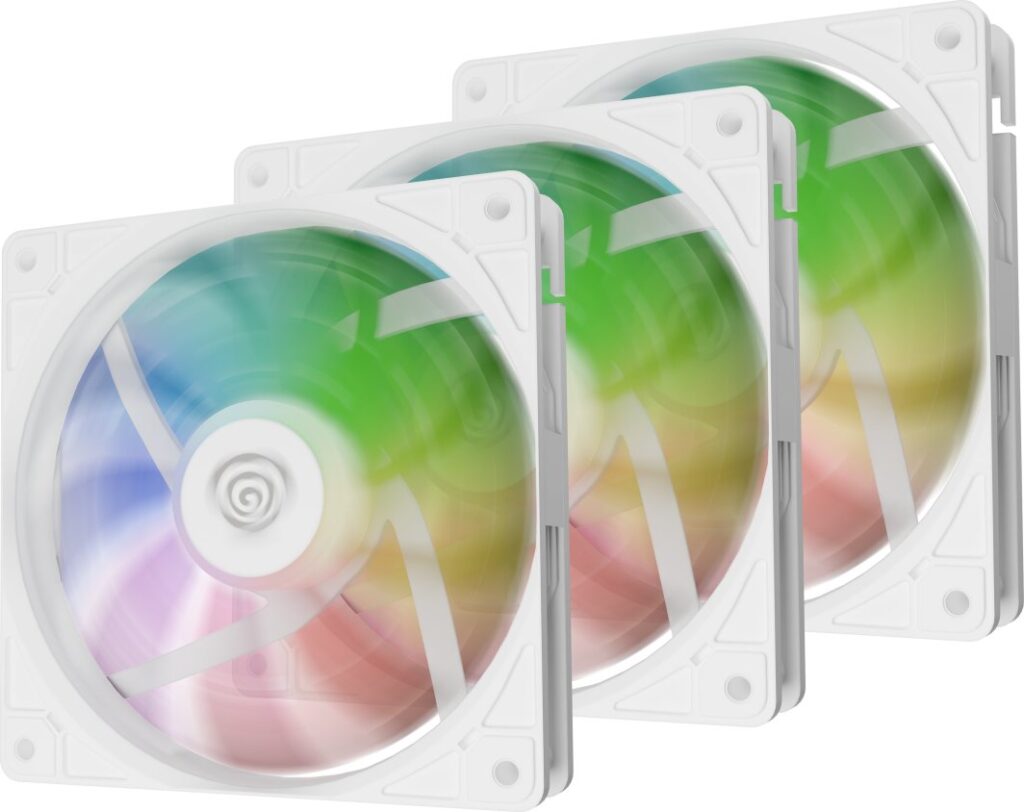 Wentylator Genesis Oxal 120 ARGB Biały 3-pack (NGF-2266)