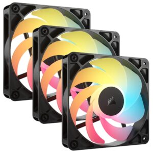 Wentylator Corsair RS120-R ARGB PWM 3-pack czarny (CO-9050196-WW)
