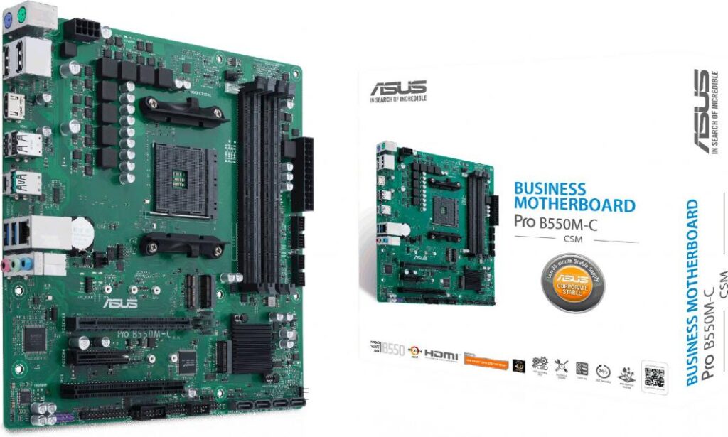 Płyta główna Asus PRO B550M-C/CSM