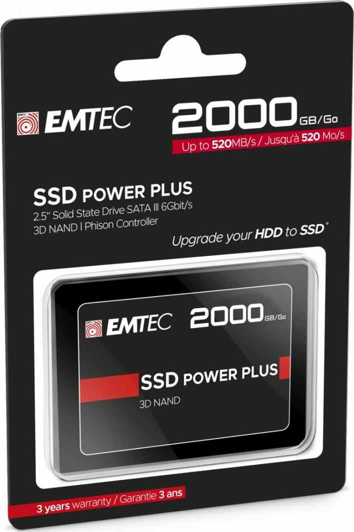 Dysk SSD Emtec X150 Power Plus 2TB 2.5" SATA III (ECSSD2TX150)