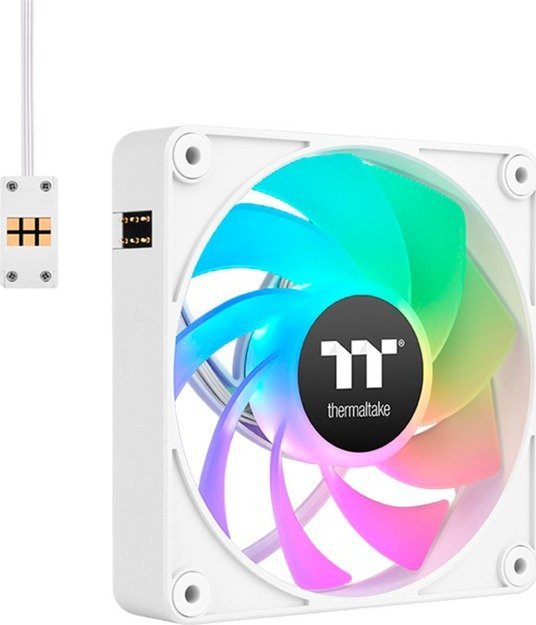 Wentylator Thermaltake CT140 EX Reverse ARGB Sync 3-pack biały (CL-F195-PL14SW-A)
