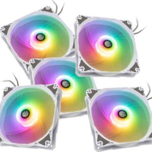 Wentylator BitsPower Notos 120 Digital RGB 5-pack (BPTA-FX1812NTWH-5)