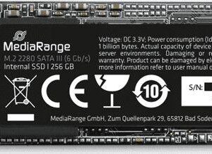 Dysk SSD MediaRange 256GB M.2 2280 SATA III (MR1022)