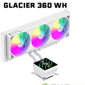 Chłodzenie wodne GameMax Glacier 360 LCD WH (GLACIER 360 WH)