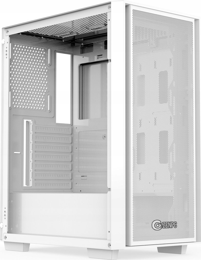 Obudowa Zenpc Z1 Mesh Glass 4x P12 PWM PST ARGB Biały (ZEN.MHA.01.WH.4A)