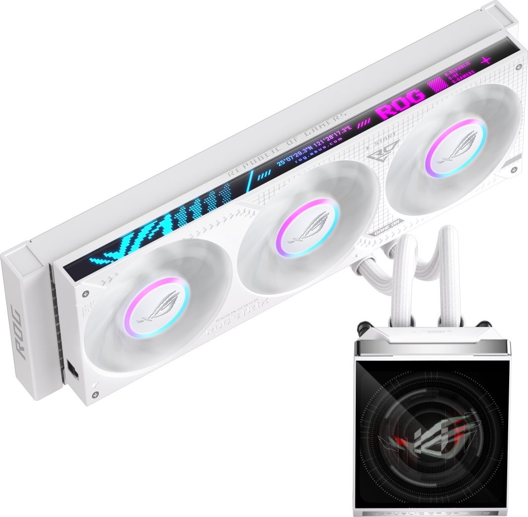 Chłodzenie wodne Asus ROG STRIX SLC IV 360 ARGB LCD white (90RC01S2-B0EAY0)