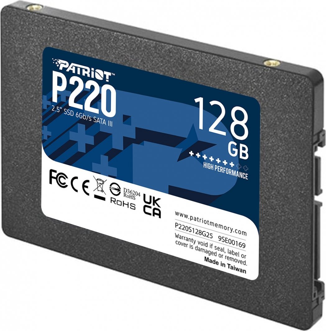 Dysk SSD Patriot P220 128GB 2.5" SATA III (P220S128G25)