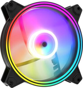 Wentylator Modecom Volcano Apex 120 ARGB Reverse Czarny (FAN-APEX-120R-ARGB-100)
