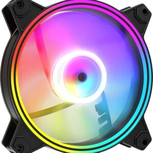 Wentylator Modecom Volcano Apex 120 ARGB Reverse Czarny (FAN-APEX-120R-ARGB-100)