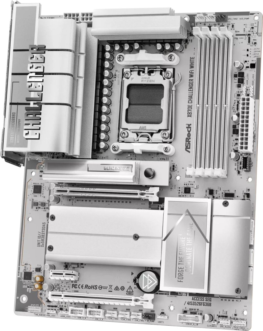 Płyta główna ASRock X870E CHALLENGER WIFI WHITE