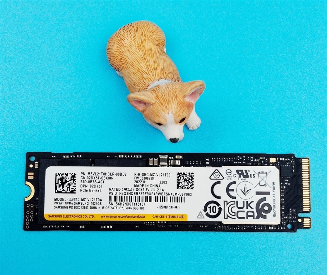 Dysk SSD Dell SSDR,1TB,G44,80S3,SMSNG,PM9A1