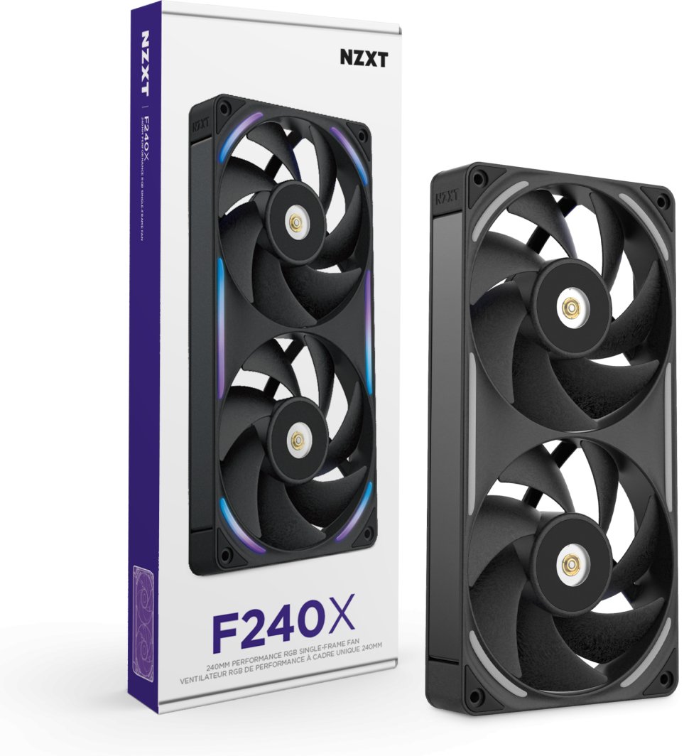 Wentylator Nzxt F240X czarny (RF-U24PN-B1)