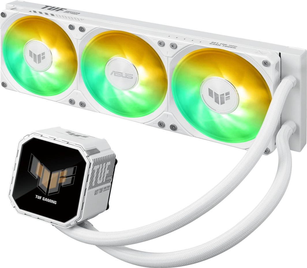 Chłodzenie wodne Asus TUF Gaming LC III 360 ARGB LCD White Edition (90RC01A2-B0EAY0)