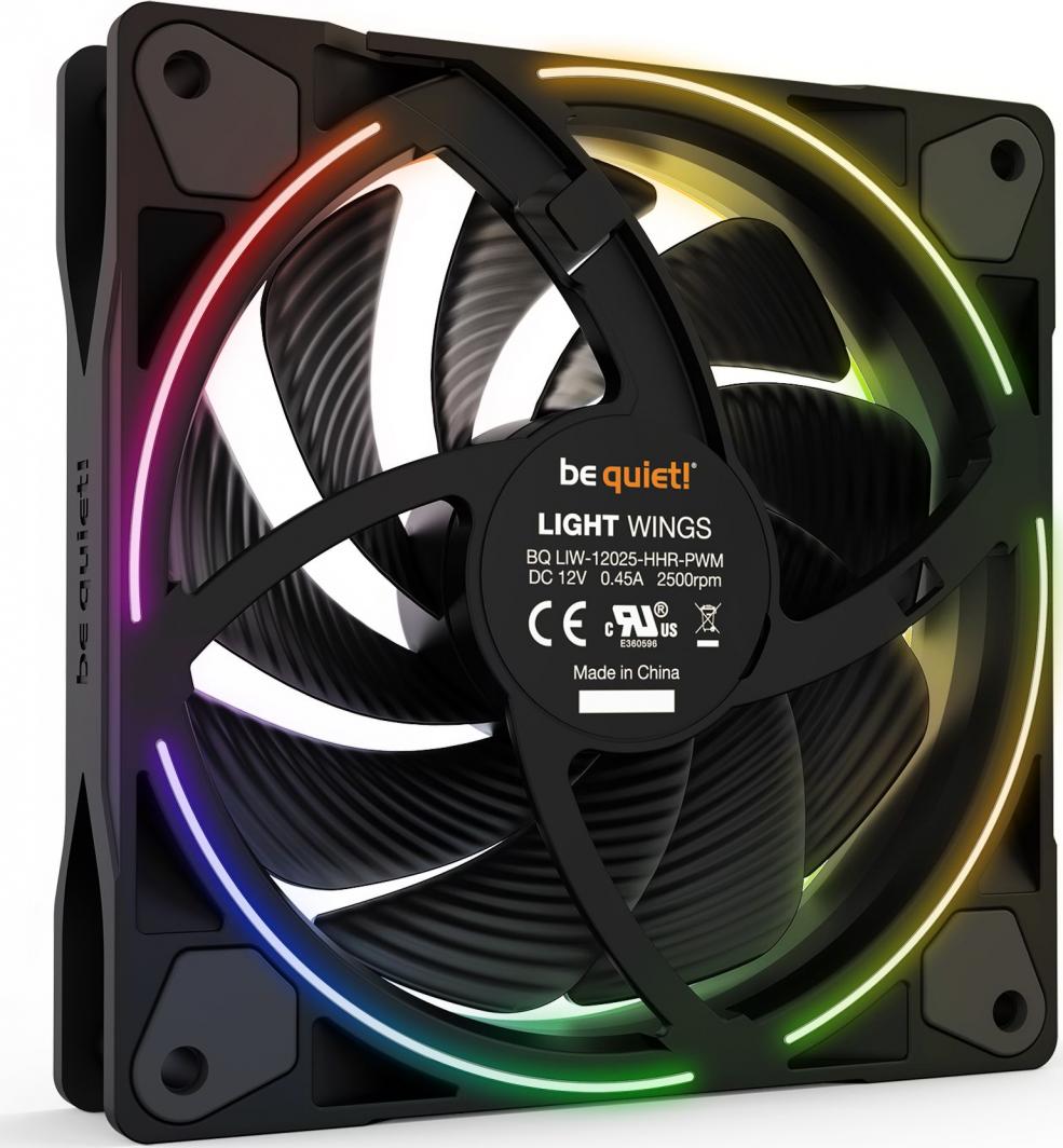 Wentylator be quiet! Light Wings 120mm PWM high-speed 3-pack (BL077)