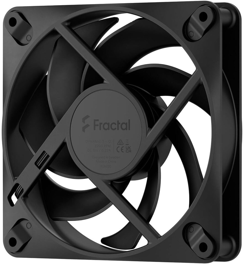 Wentylator Fractal Design Dynamic 3 12 Black (FD-F-DY3-1201)