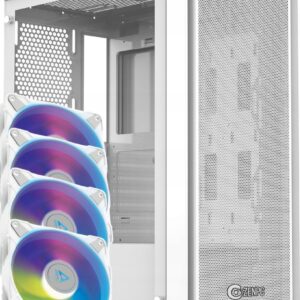 Obudowa Zenpc Z1 Mesh Glass 4x P12 PWM PST ARGB Biały (ZEN.MHA.01.WH.4A)