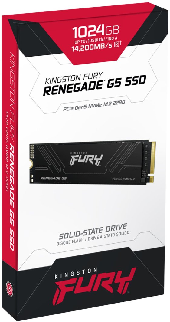 Dysk SSD Kingston Fury Renegade G5 8TB M.2 2280 PCI-E x4 Gen5 NVMe (SFYR2D/8T1)