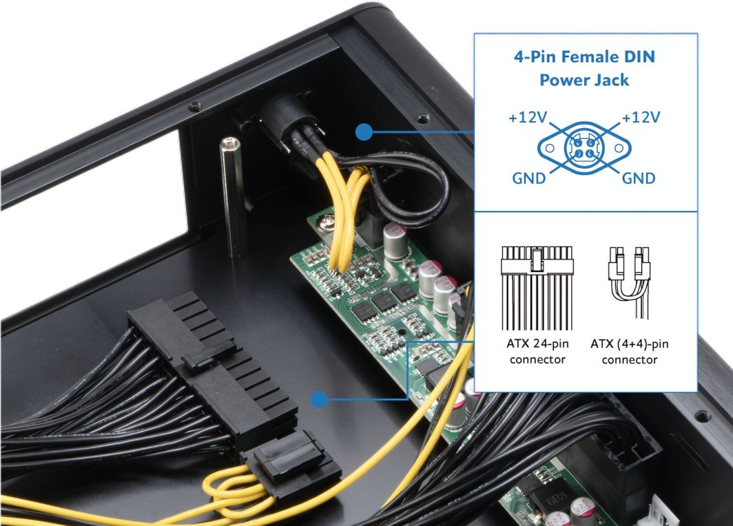 Obudowa Akasa Euler CMX Obudowa PC Mini obudowa Mini-ITX Fanless - czarny