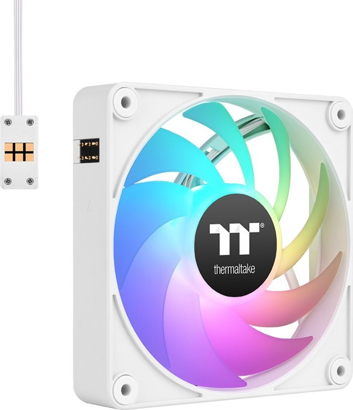 Wentylator Thermaltake CT120 EX ARGB Sync 3-pack biały (CL-F190-PL12SW-A)