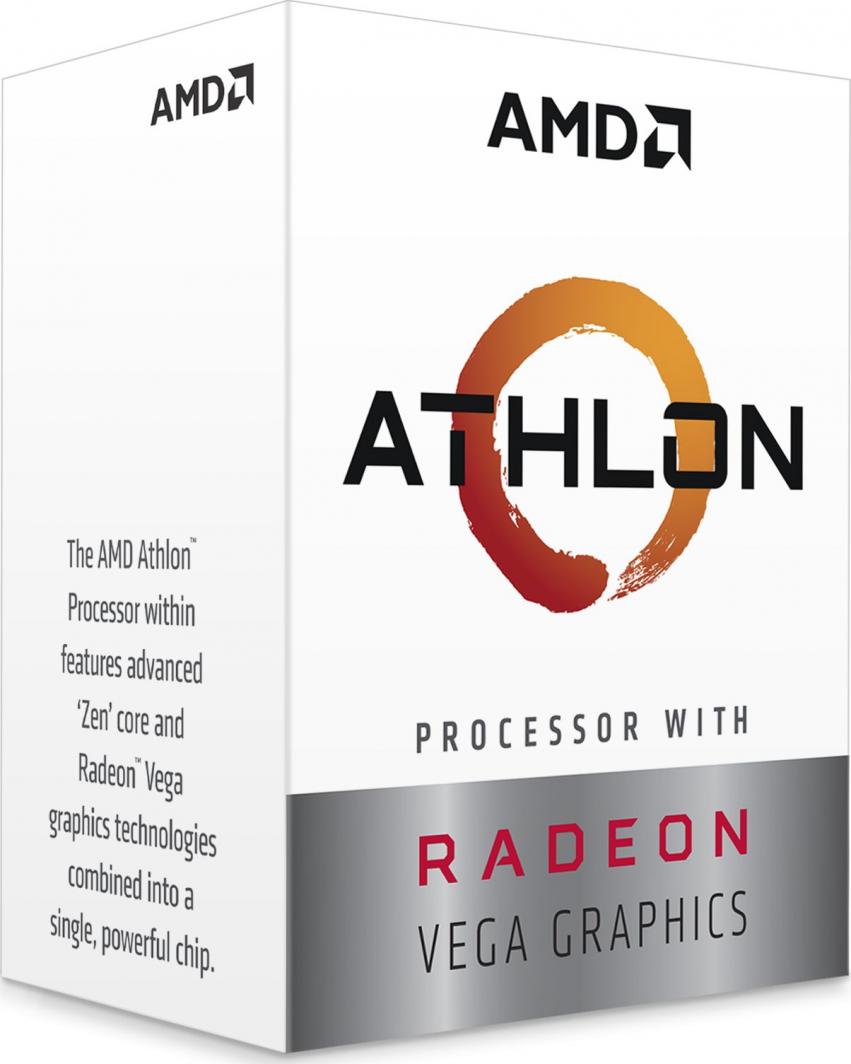 Procesor AMD Athlon 3000G, 3.5 GHz, 4 MB, BOX (YD3000C6FHBOX)
