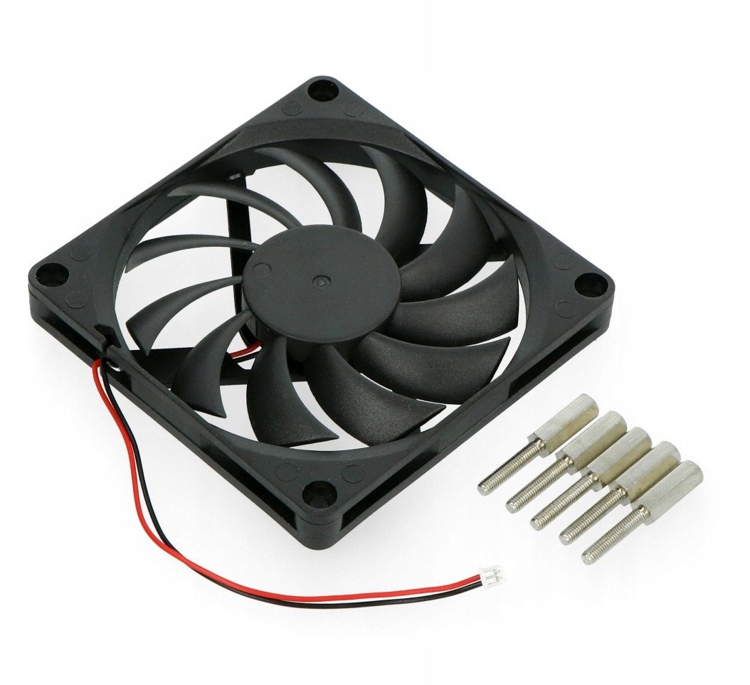 Wentylator Odroid Odroid Ventiliatorius 12V 80x80x10.8mm - 2 laidai