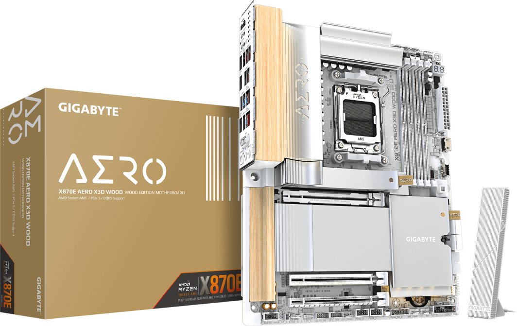 Płyta główna Gigabyte X870E AERO X3D WOOD
