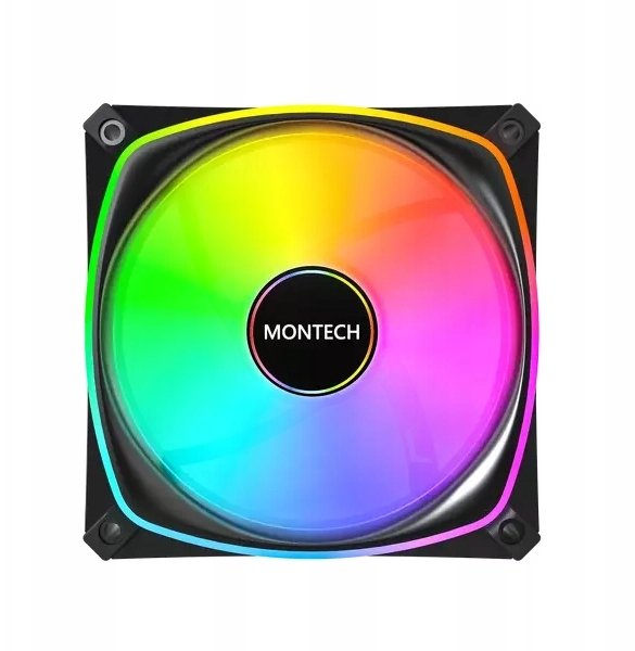 Wentylator Montech RX120 PRO PWM Reverse ARGB (RX120 PRO (B) 3 in 1)