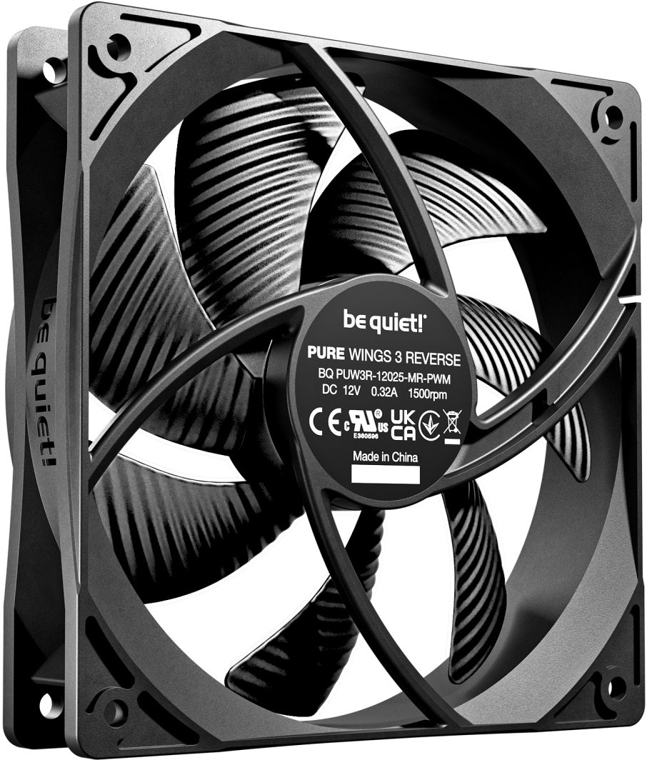 Wentylator Pure Wings 3 120mm PWM Reverse 3-pack (BL137)