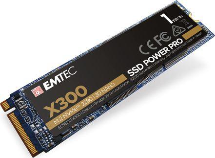 Dysk SSD Emtec X300 Power Pro 1TB M.2 2280 PCI-E x4 Gen3 NVMe (ECSSD1TX300)