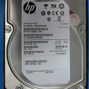 Dysk HP 2TB 6G SATA 7.2k 3.5in