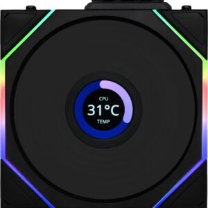 Wentylator Lian Li UNI FAN TL Wireless LCD 120 czarny (12TLLCD1W1B)