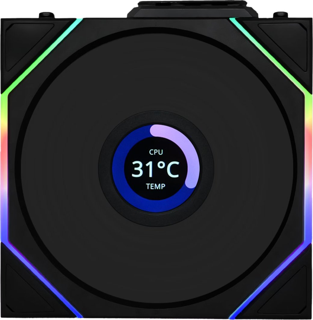 Wentylator Lian Li UNI FAN TL Wireless LCD 120 czarny (12TLLCD1W1B)