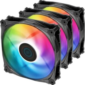 Wentylator Iceberg IceGALE Lightning ARGB 120 mm 3-pack (IG12LT-B3A)