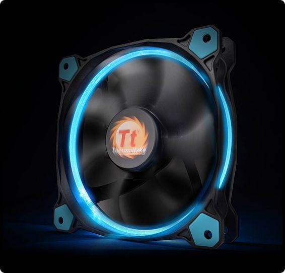 Wentylator Thermaltake Riing 14 LED Niebieski (CL-F039-PL14BU-A)