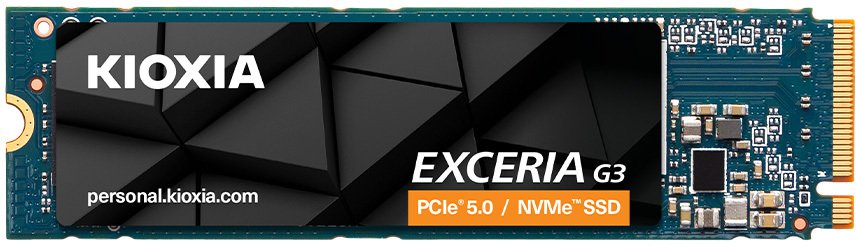 Dysk SSD Kioxia Exceria G3 1TB M.2 2280 PCI-E x4 Gen5 NVMe (LVC10Z001TG8)