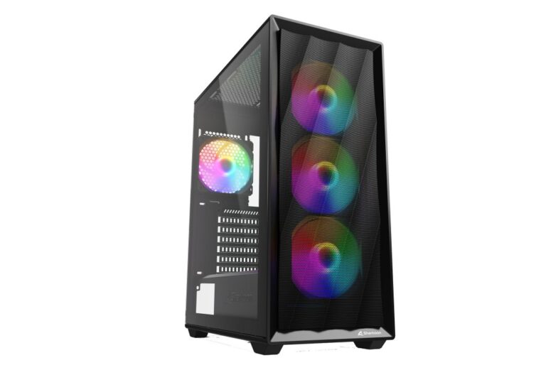 Obudowa Sharkoon VK4 Rainbow Czarny (100107230)