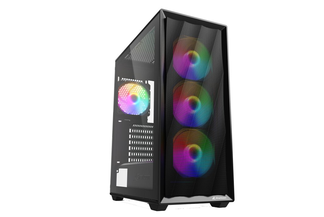 Obudowa Sharkoon VK4 Rainbow Czarny (100107230)
