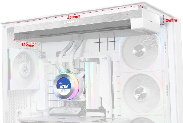 Chłodzenie wodne Lian Li Hydroshift II LCD-C 360N Fanless (GHS2LCD36W)