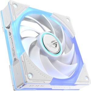 Wentylator Asus ROG Eurux GR120 ARGB Fan White Single Pack Obudowa komputera Wentylator 12 cm Biały 1 szt. (90DA00J3-B09000)
