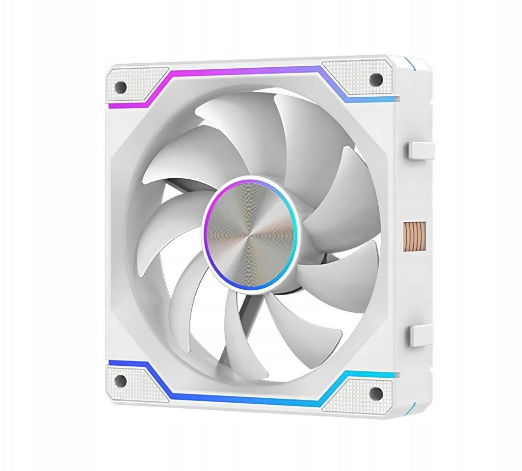 Wentylator Lovingcool Zestaw wentylatorów 1600 RPM ARGB (LC-DPRO-120-CD-WHITE)
