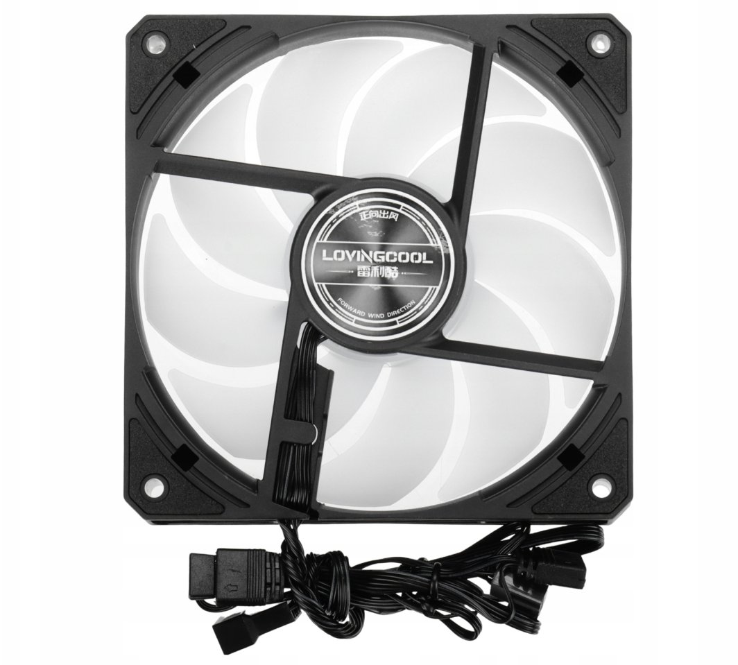 Chłodzenie CPU Lovingcool 1800 RPM ARGB 225 W (LC-D600B)