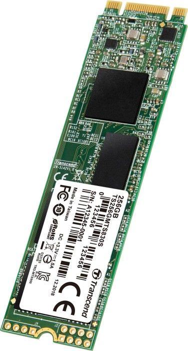 Dysk SSD Transcend 830S 256GB M.2 2280 SATA III (TS256GMTS830S)