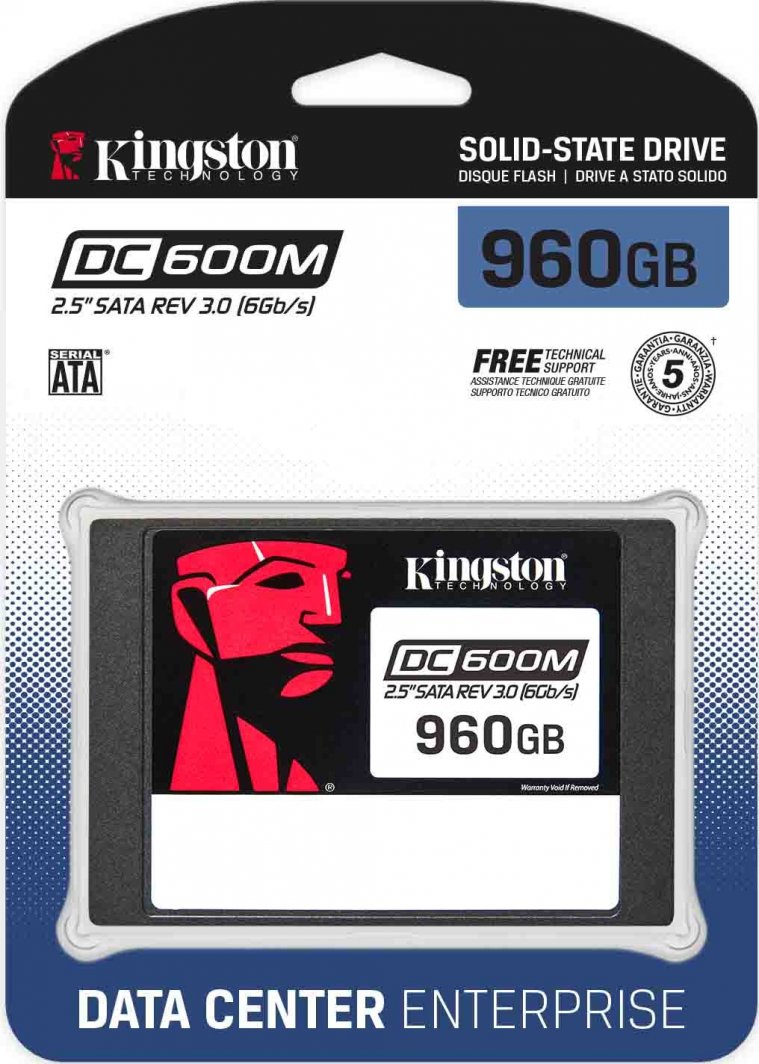 Dysk SSD Kingston DC600M 960GB 2.5" SATA III (SEDC600M/960G)