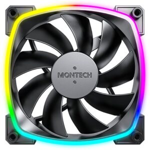Wentylator Montech AX120 PWM ARGB Czarne