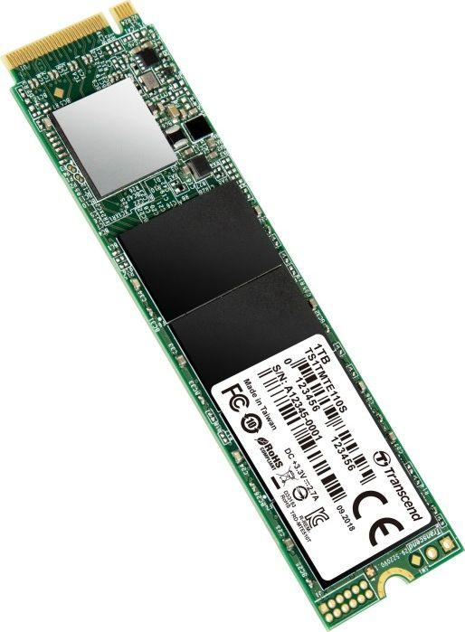 Dysk SSD Transcend 110S 1TB M.2 2280 PCI-E x4 Gen3 NVMe (TS1TMTE110S)