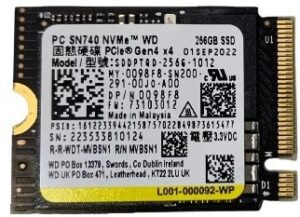 Dysk SSD Dell 256GB M.2 2230 PCIE NVME SSD (098F8)