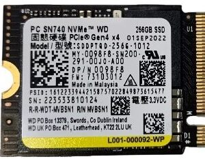 Dysk SSD Dell 256GB M.2 2230 PCIE NVME SSD (098F8)